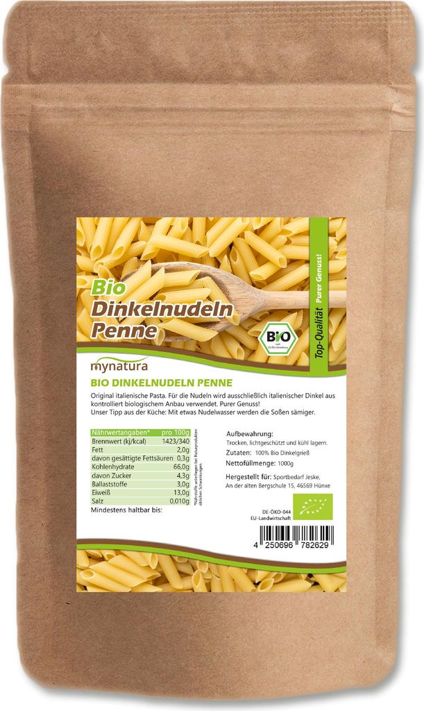Mynatura Dinkel Penne - hell - Nudeln