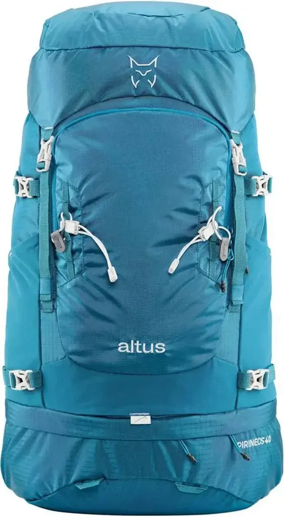 Sac à Dos Montagne Altus Pirineos 40L Bleu - Idéal Randonnée 2 Jours