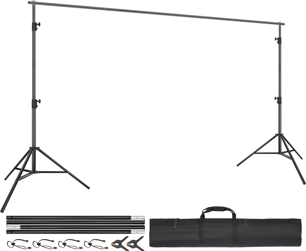 SucceBuy 12 x 10 ft ťažký stojan na pozadie, nastaviteľný Obrázok produktu 