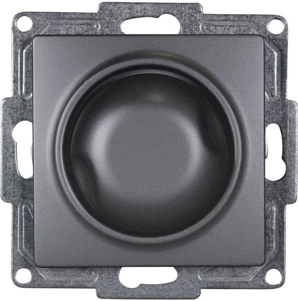 Gunsan Visage Dimmer Switch 1000W Unterputz Dunkelsilber