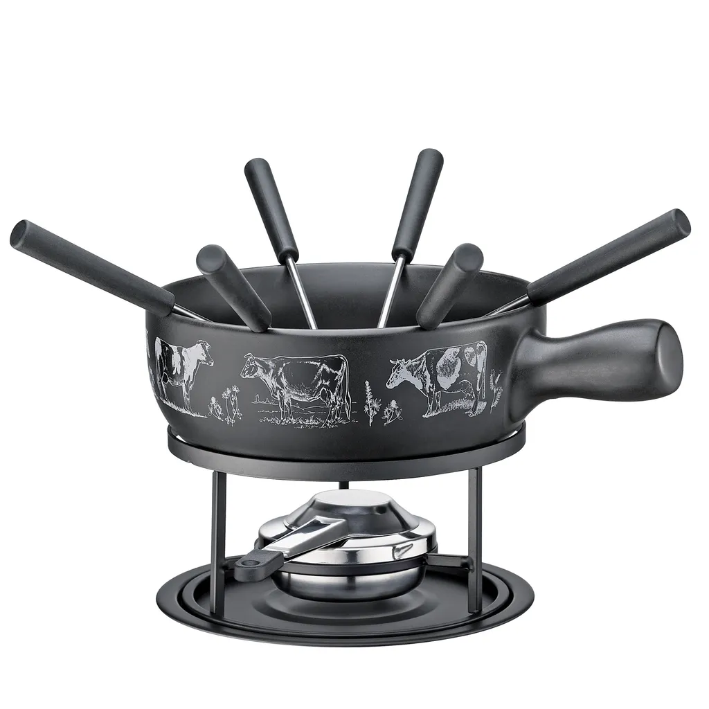 Set fondue fromage ST. GALLEN Küchenprofi avec caquelon réfractaire