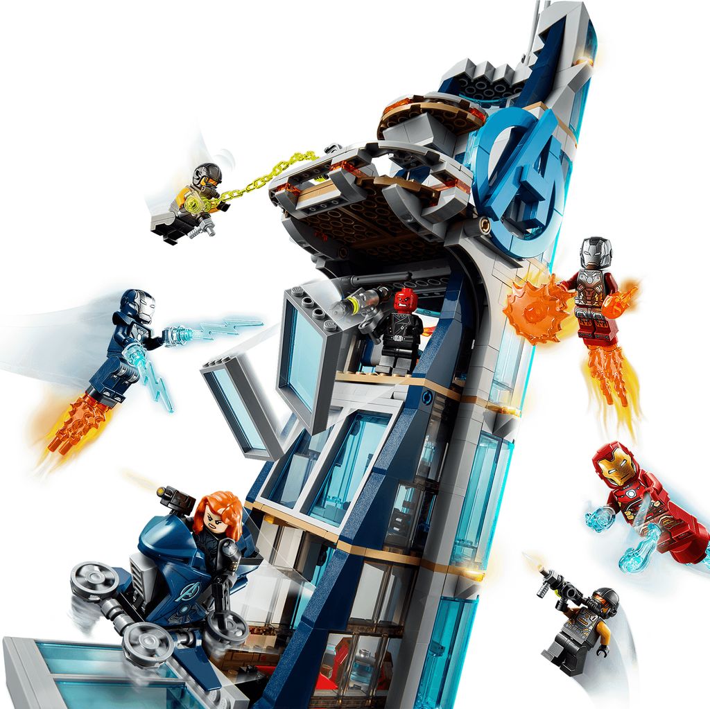 LEGO 76166 Marvel Avengers – Kräftemessen am Turm, Bauset Produktbild 