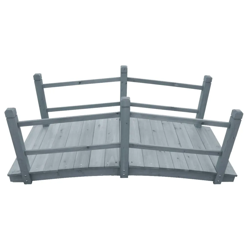 Pont de Jardin Gris 140 cm : Sécuriser et Décorer un Passage Humide