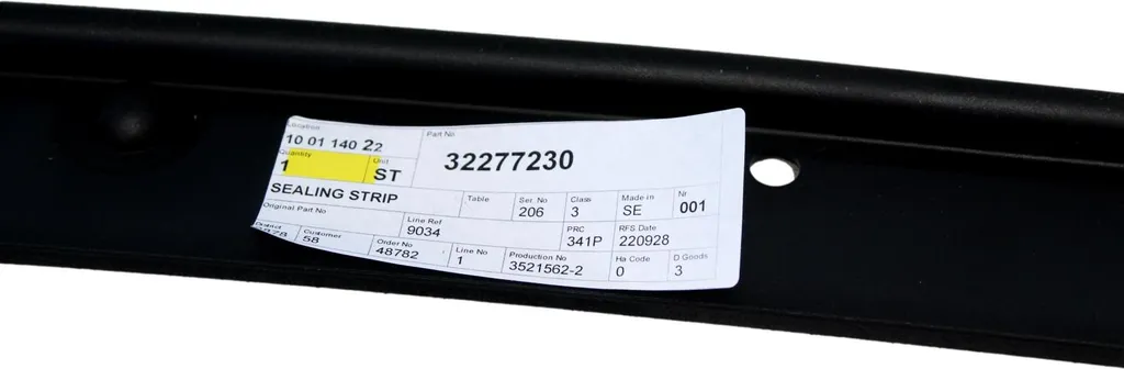 Restaurer l'étanchéité du capot Volvo S60 III V60 II - Joint 32277230