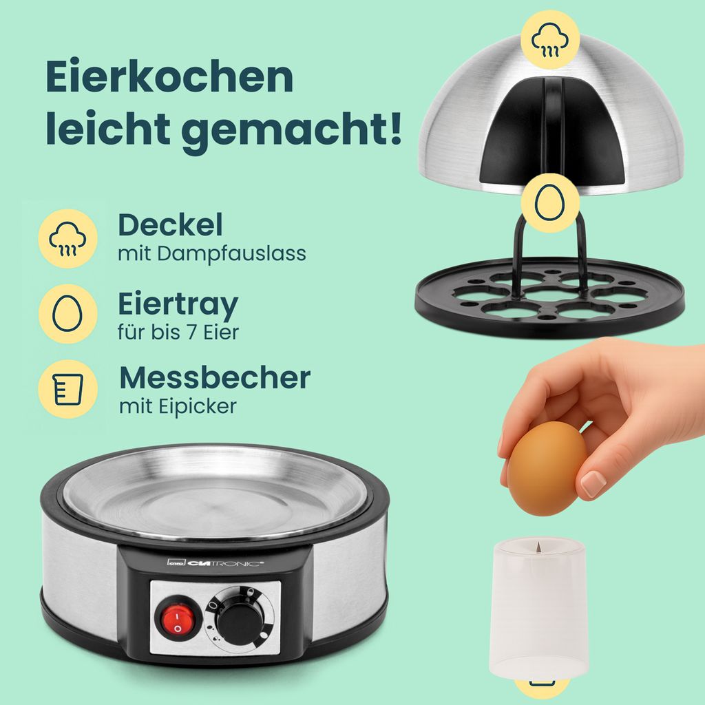 Clatronic® elektrischer Eierkocher