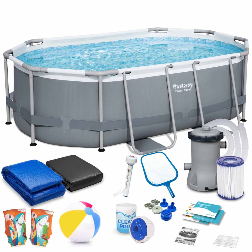 Basen Ogrodowy Stelaňľowy 305 X 200 X 84 Cm 17W1 Bestway Obrázok produktu 