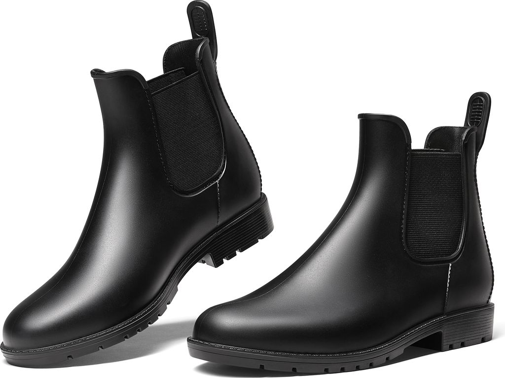 DREAM PAIRS Stiefel Damen Gummistiefel Damen Halbhoch Produktbild 