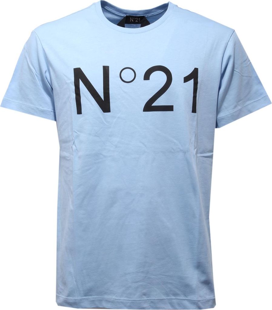 3292AC maglia uomo N°21 Baumwolle light blue t-shirt man