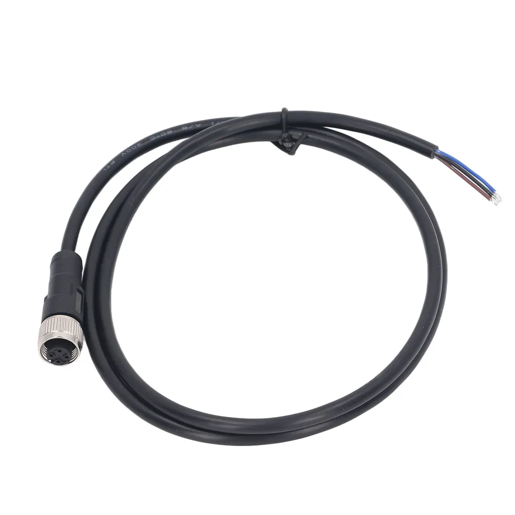 Cavo M12 4 Pin Femmina: Connettore Sensore Industriale IP67 Alta Qualità