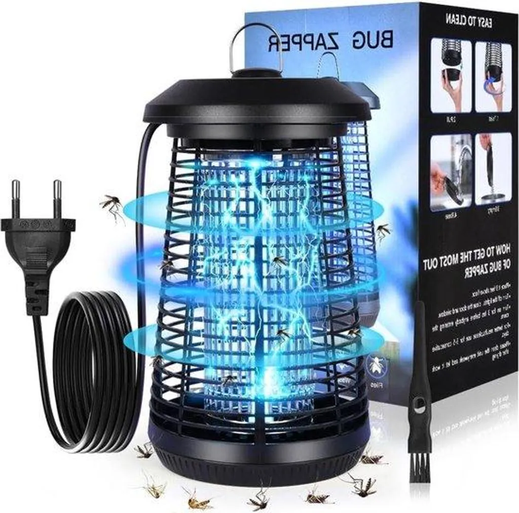 Dites adieu aux moustiques avec cet appareil UV 1200V rechargeable 11W