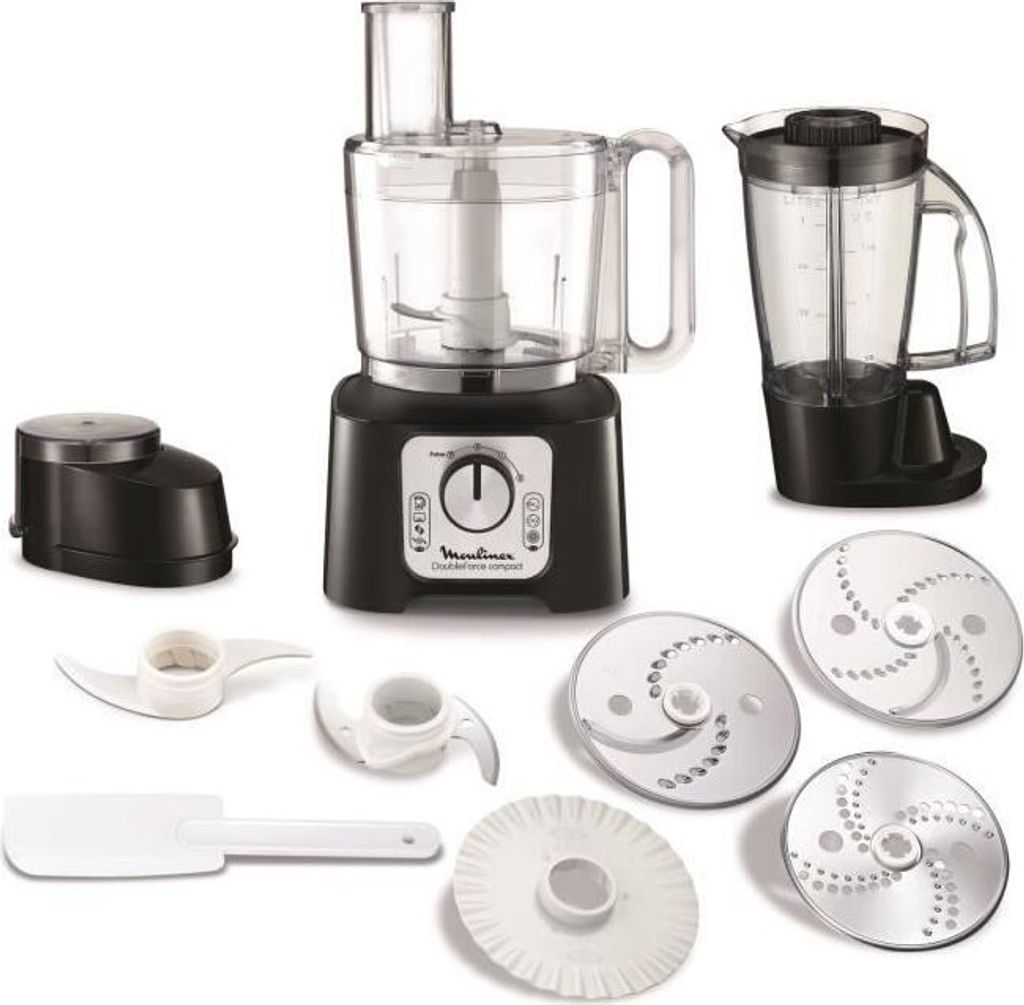 Robot da cucina 3l 800w con frullatore nero Moulinex Immagine del prodotto 
