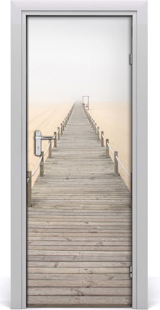 Tulup Türaufkleber 75x205 cm Dekorative Aufkleber Selbstklebend Wasserdichte Tapete Abnehmbar Schlafzimmer Wohnzimmer Wohnkultur - Weg zum Strand