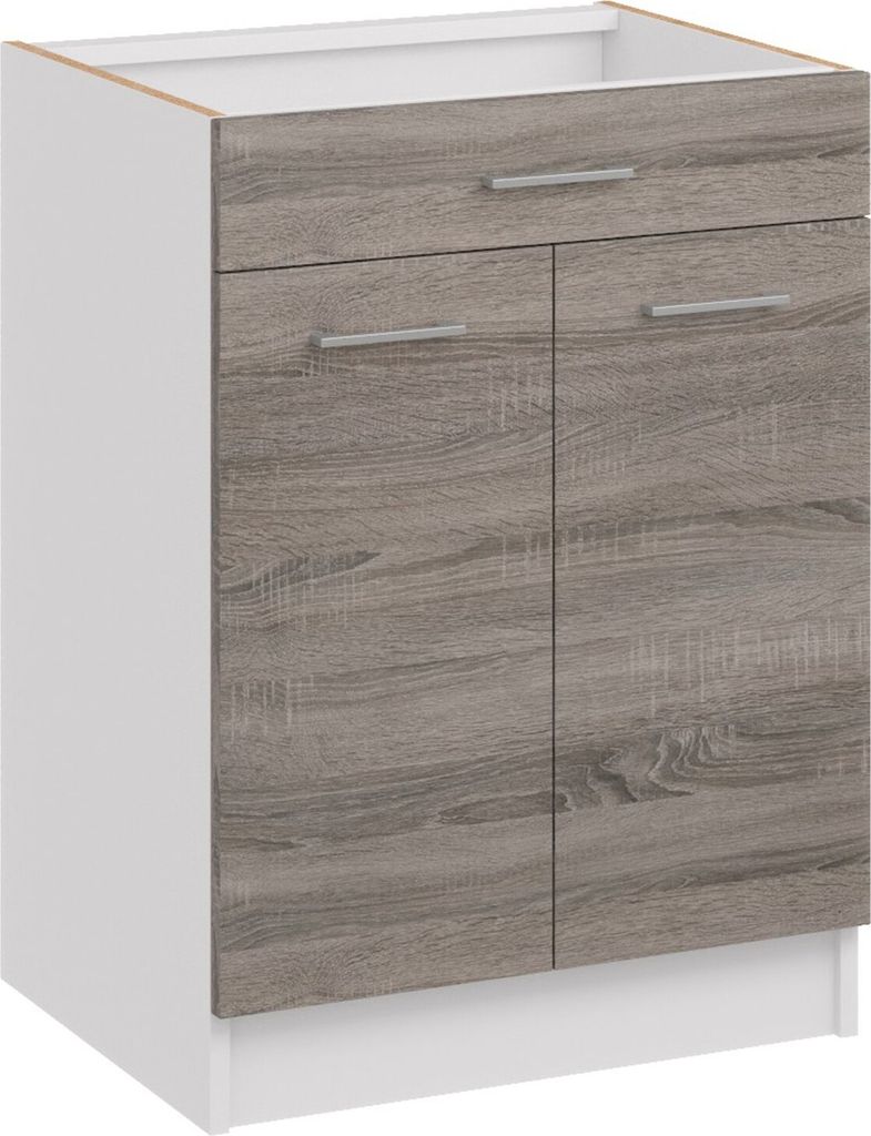 Roe Furniture | Küchenunterschrank 60 cm - DunkelSonoma - Produktbild 