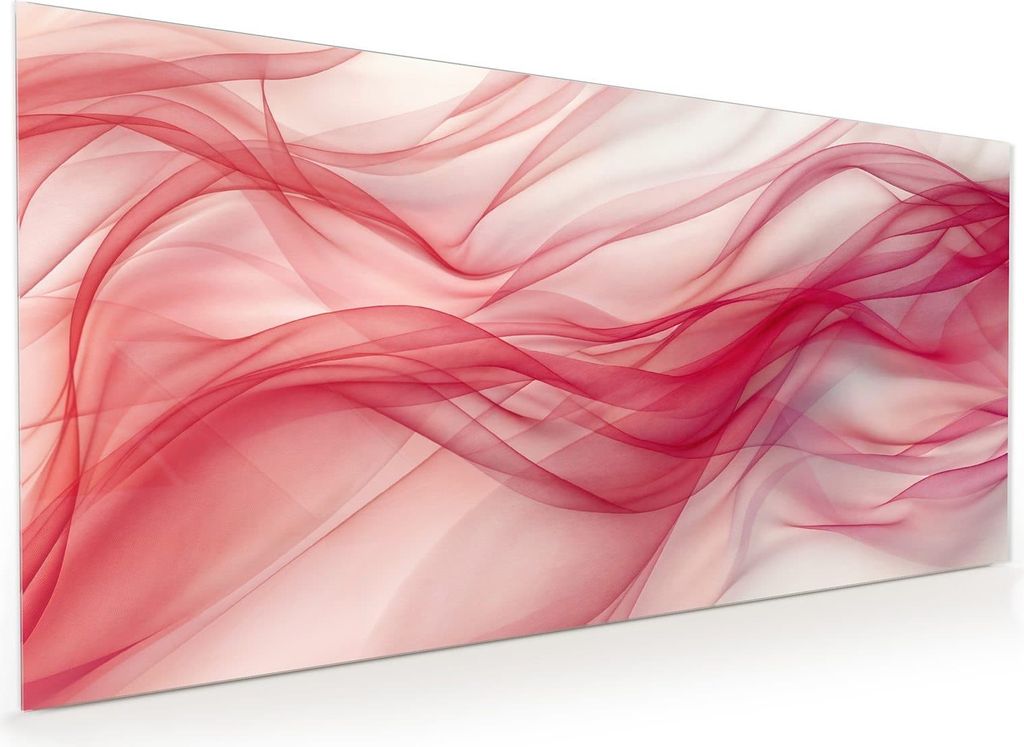 Küchenrückwand Spritzschutz Glas mit Motiv Seidenschleier 40 x 40 cm