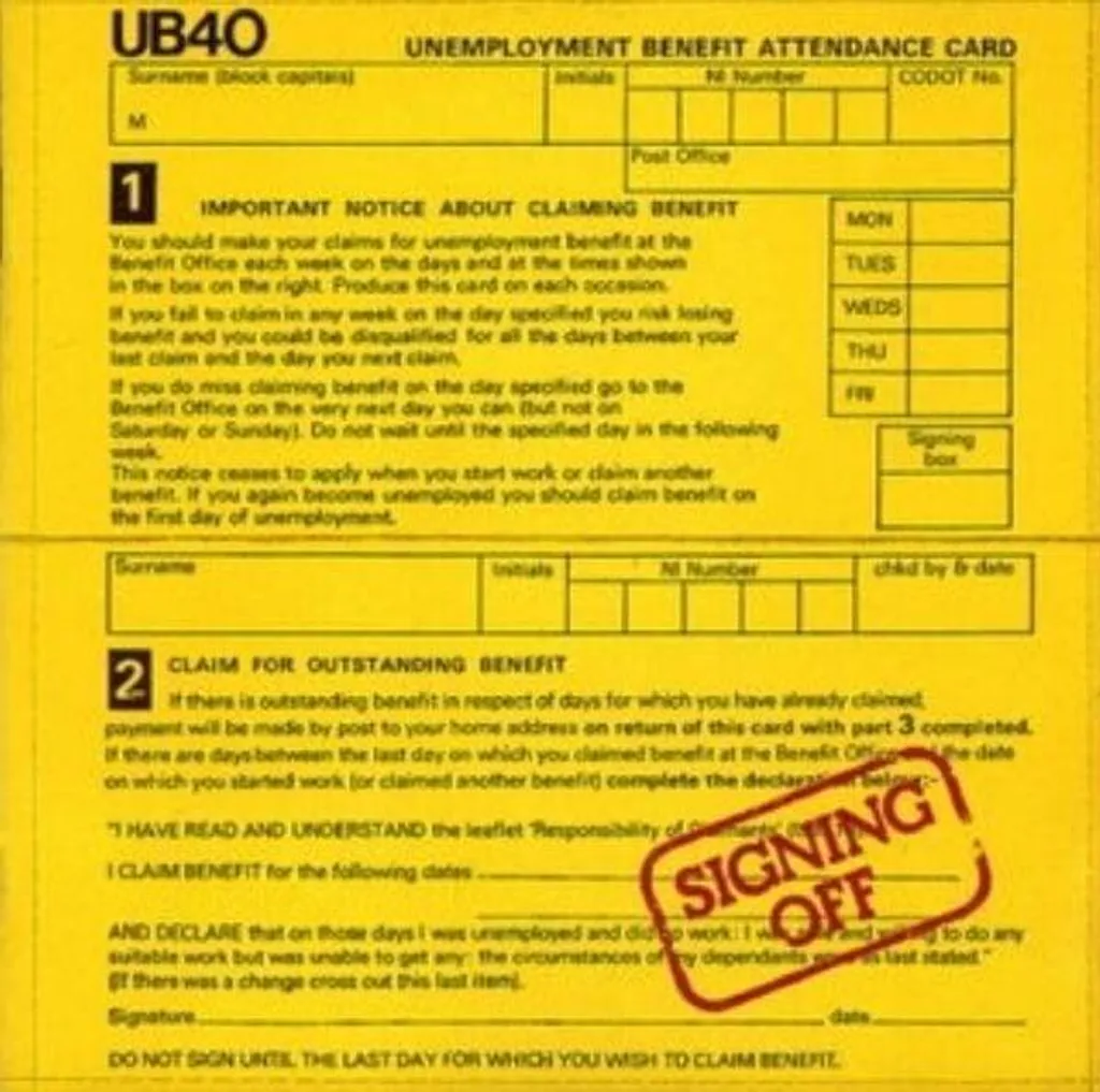 Vinyle UB40 Signing Off - Disque Double LP Reggae Britannique Culte