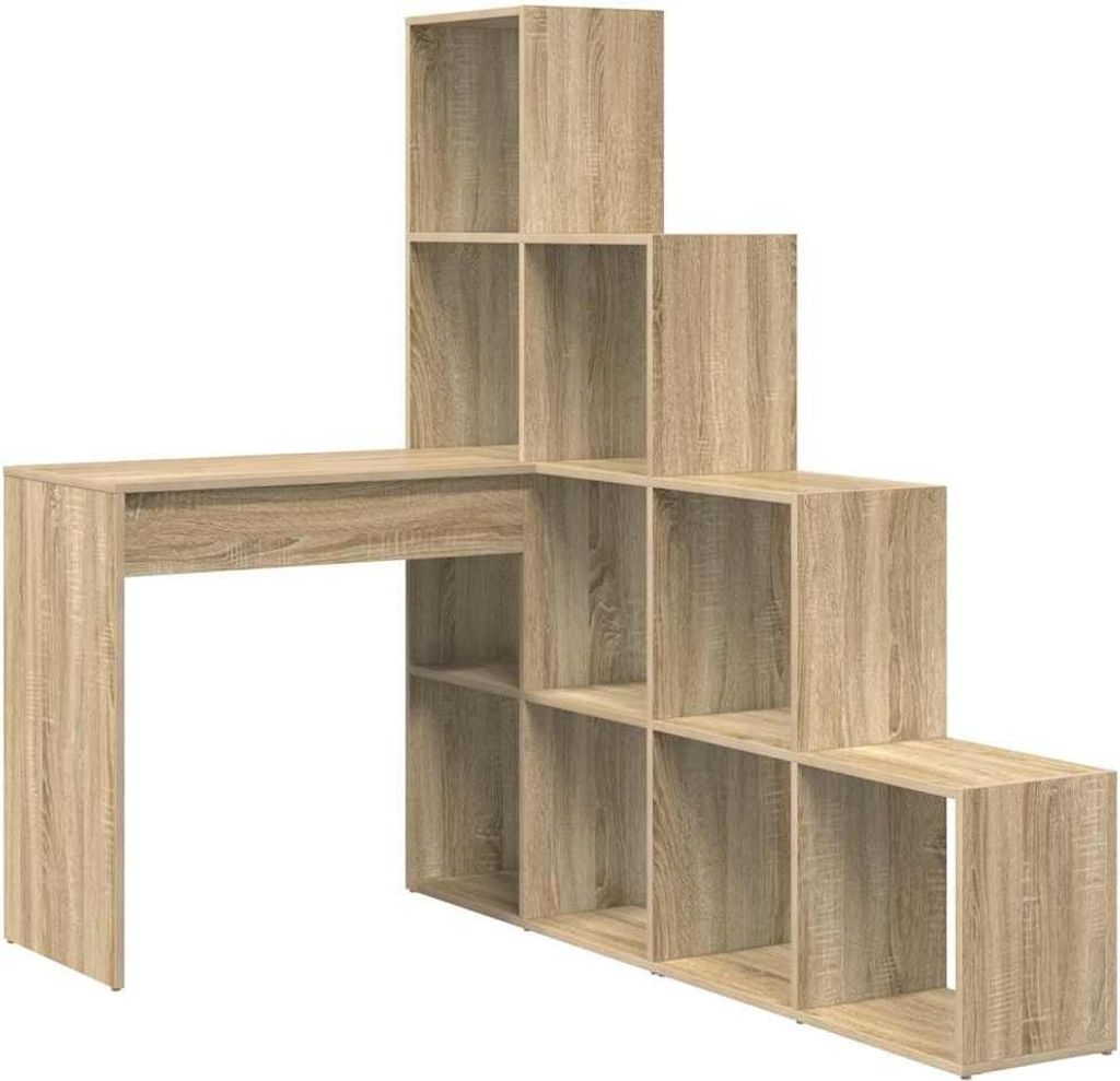vidaXL Scrivania ad angolo con ripiano in rovere Sonoma Immagine del prodotto 