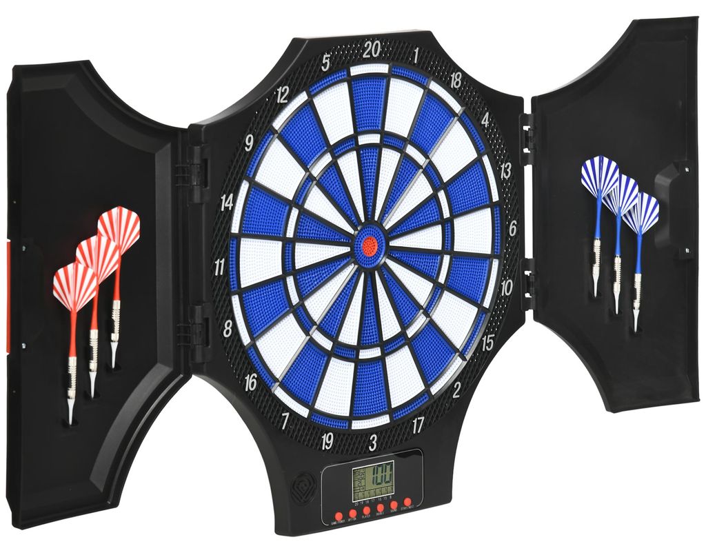 SPORTNOW Elektrisch dartbord met 6 dartpijlen en 6 Productafbeelding 