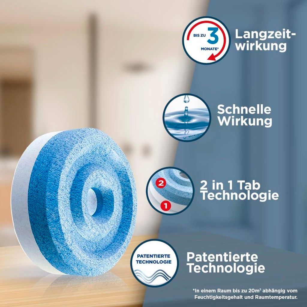 Pattex 9H PLAN2 - Dehumidifier refill - Mehrfarben - 450 g Produktbild 