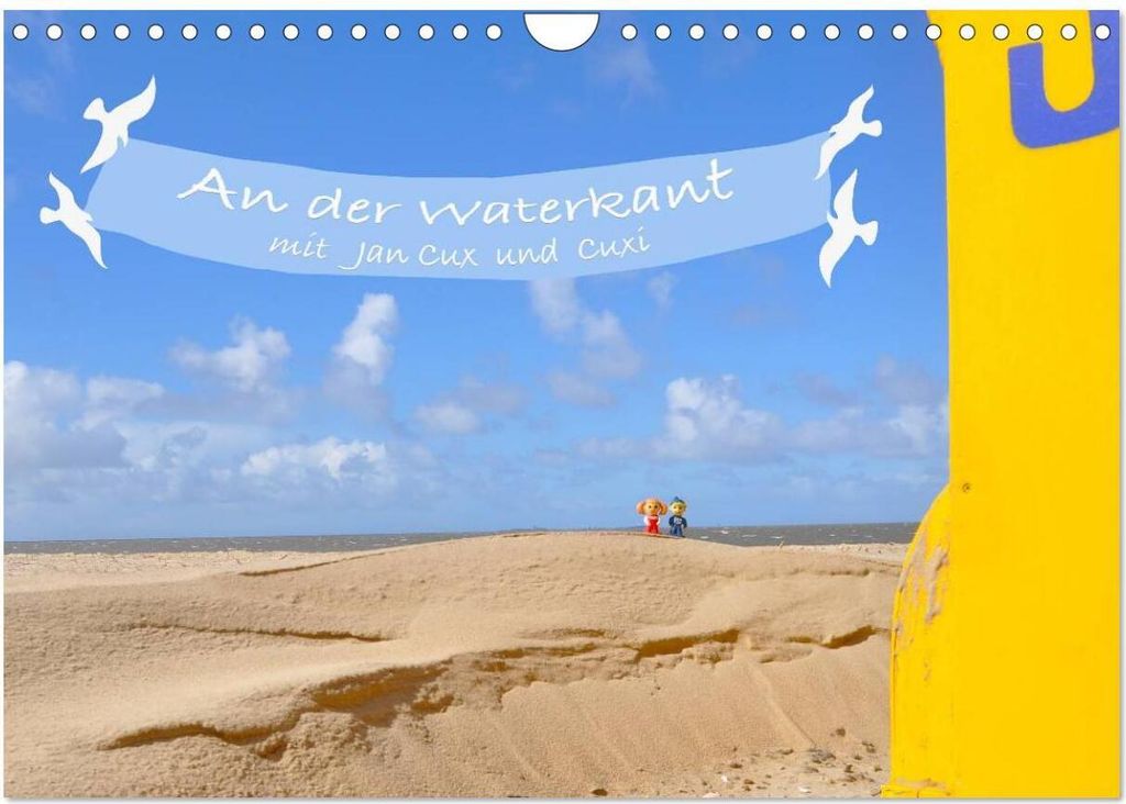 An der Waterkant mit Jan Cux und Cuxi (Wandkalender 2026 DIN A4 quer), CALVENDO Monatskalender