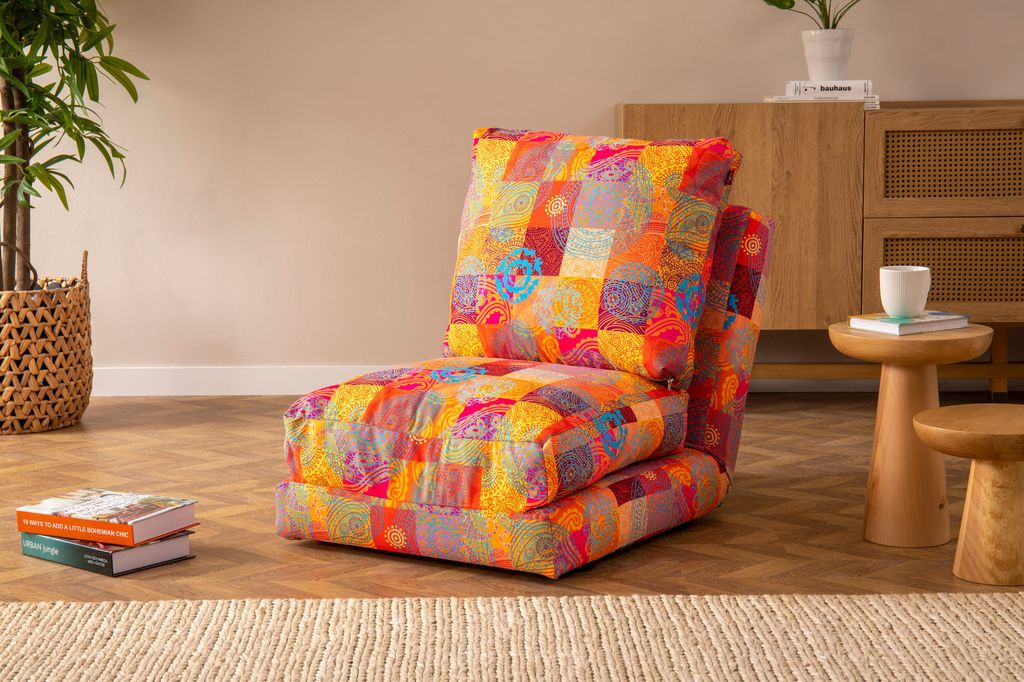 Hanah Home, Taida- FTN2319, Bunt, Schlafsofas, Rahmen: 100% Metall