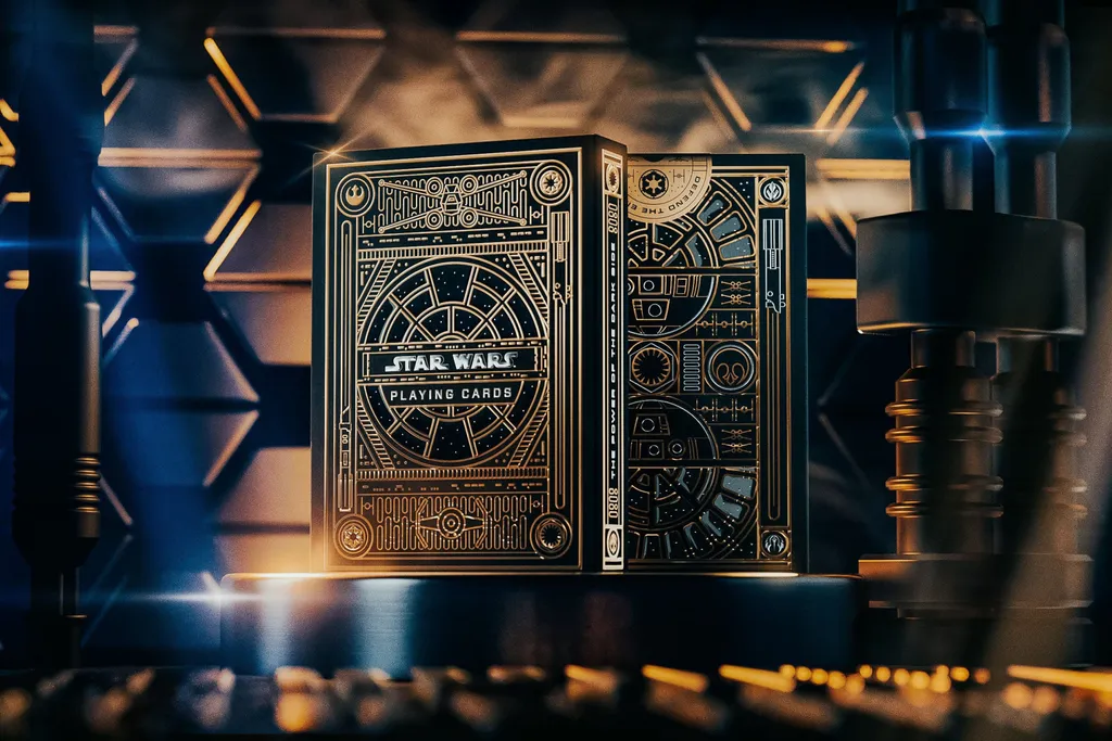Cartes à jouer Star Wars or - Cadeau idéal pour fans et collectionneurs