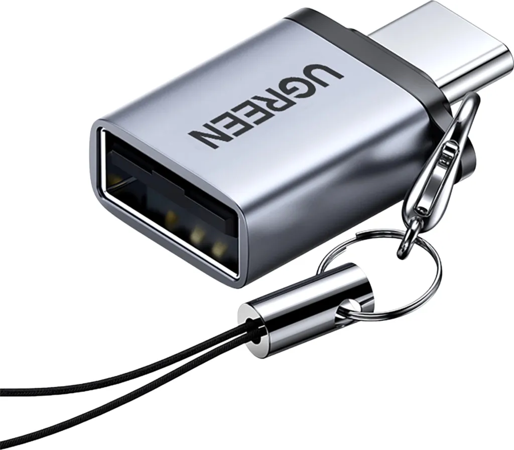 Offerta UGREEN Adattatore USB C a USB 3.0 con Cinturino - Grigio Alluminio