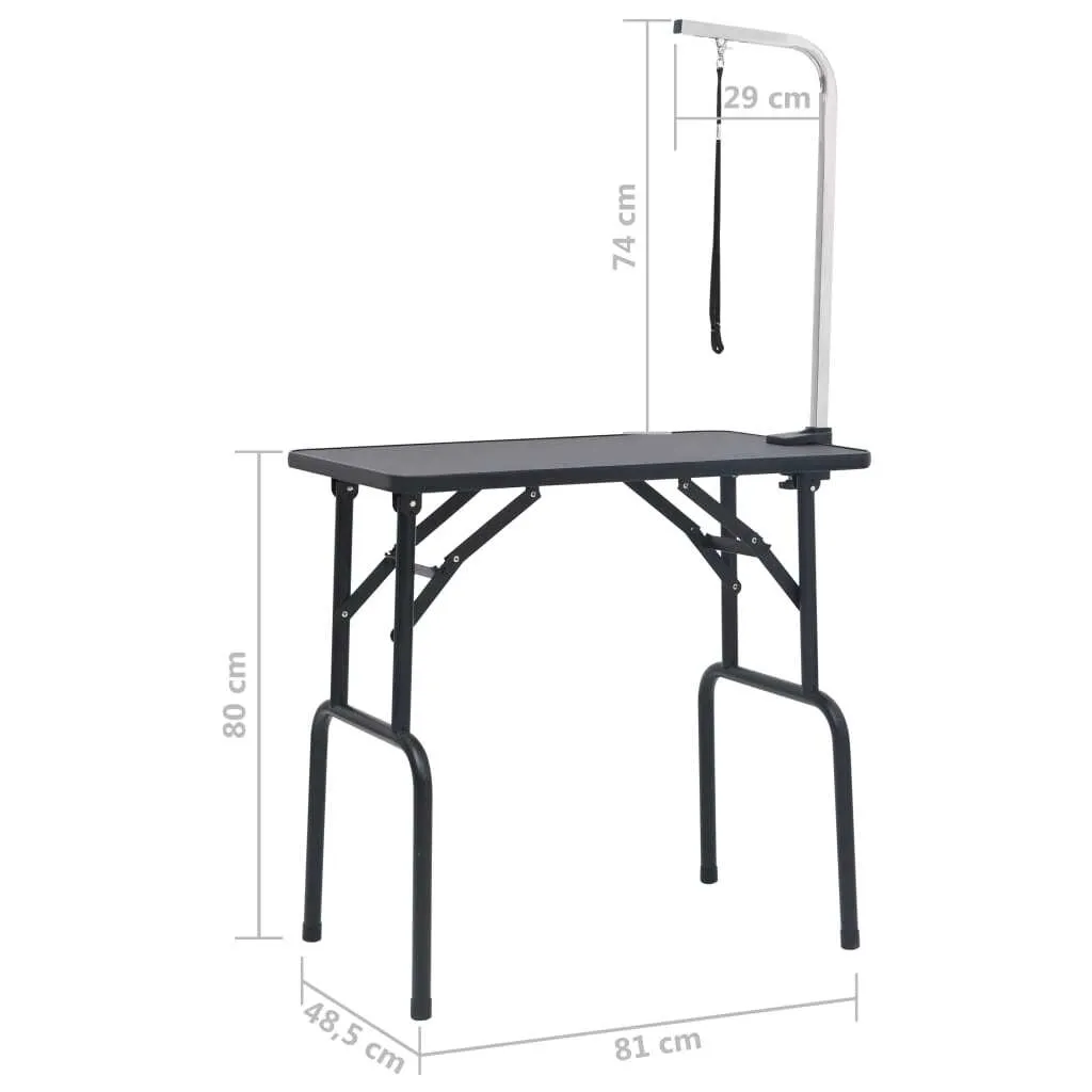 Table de toilettage pliable et stable avec plateau antidérapant - 9