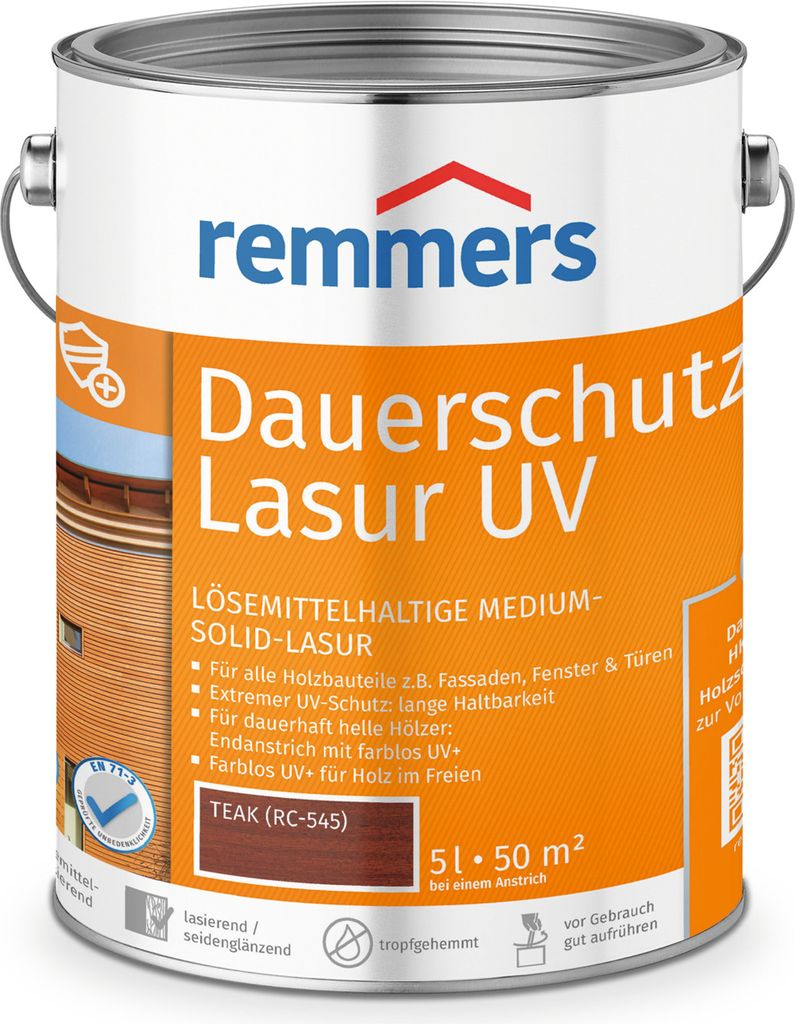 Remmers UV teak trwała lazura ochronna 5 l Zdjęcie produktu 
