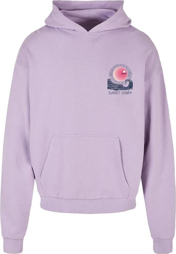 Mc Clothes Sunset Charm Oversized Kapuzenpullover Lila M Herren Lila M