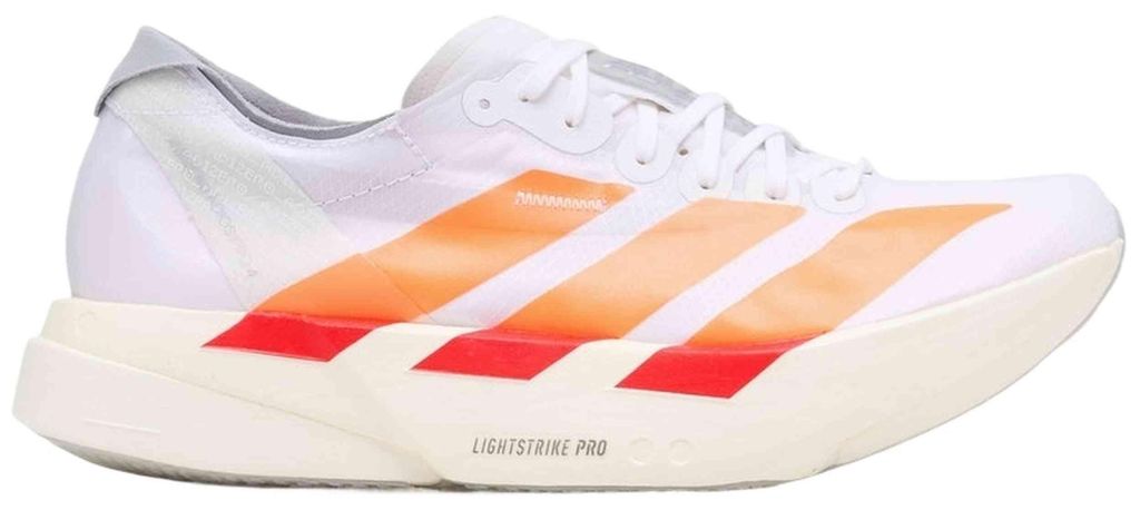 Laufschuhe Adidas Zapatillas adidas Adizero Adios Pro 4 blanco puro naranja rojo für Herren