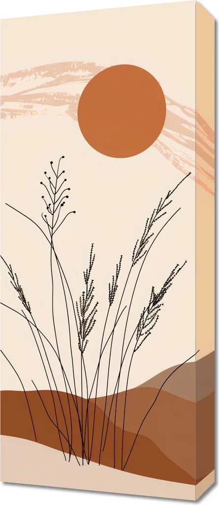 Image Tiges dorées 30x70 cm - Finis les murs vides et sans vie