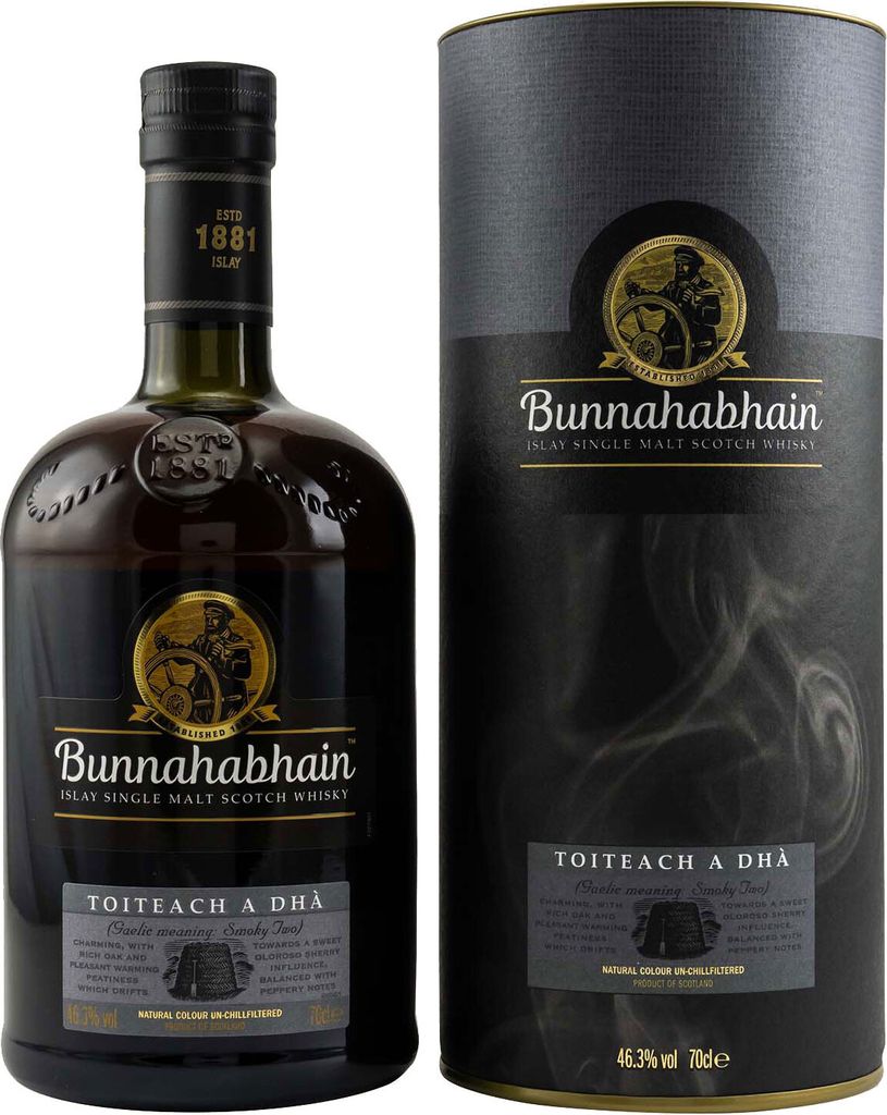 Bunnahabhain - Toiteach a Dhà - Smokey Two - Islay Single Produktbild 