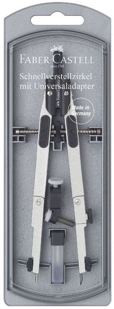 Faber-Castell 174014 compas à secteur Noir, Acier Image du produit 