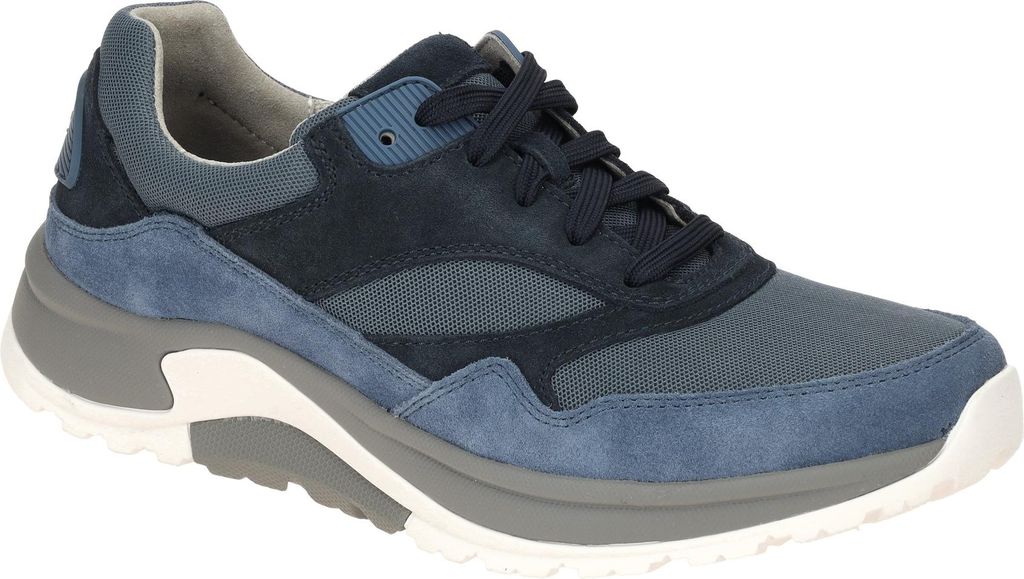 Pius Gabor ROLLINGSOFT Herrenschuhe - bequeme Schnür Halbschuhe blau NEU