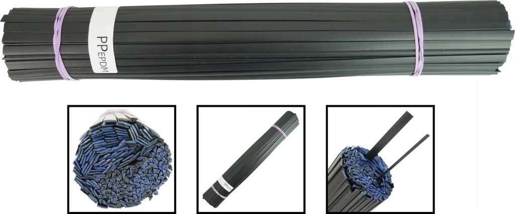 Bacchette Saldatura Plastica PP+EPDM 1kg | Triangolare Nero Professionale - 7