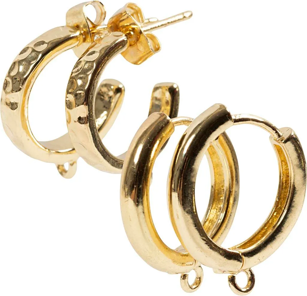 Coffret Bijoux Artisanaux Boucles d'Oreilles avec Accessoires de Montage
