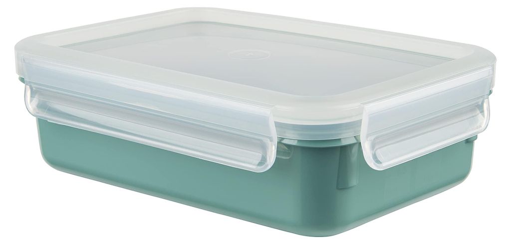 EMSA Clip & Close, caja, rectangular, 0,8 litros, azul, Imagen del producto 