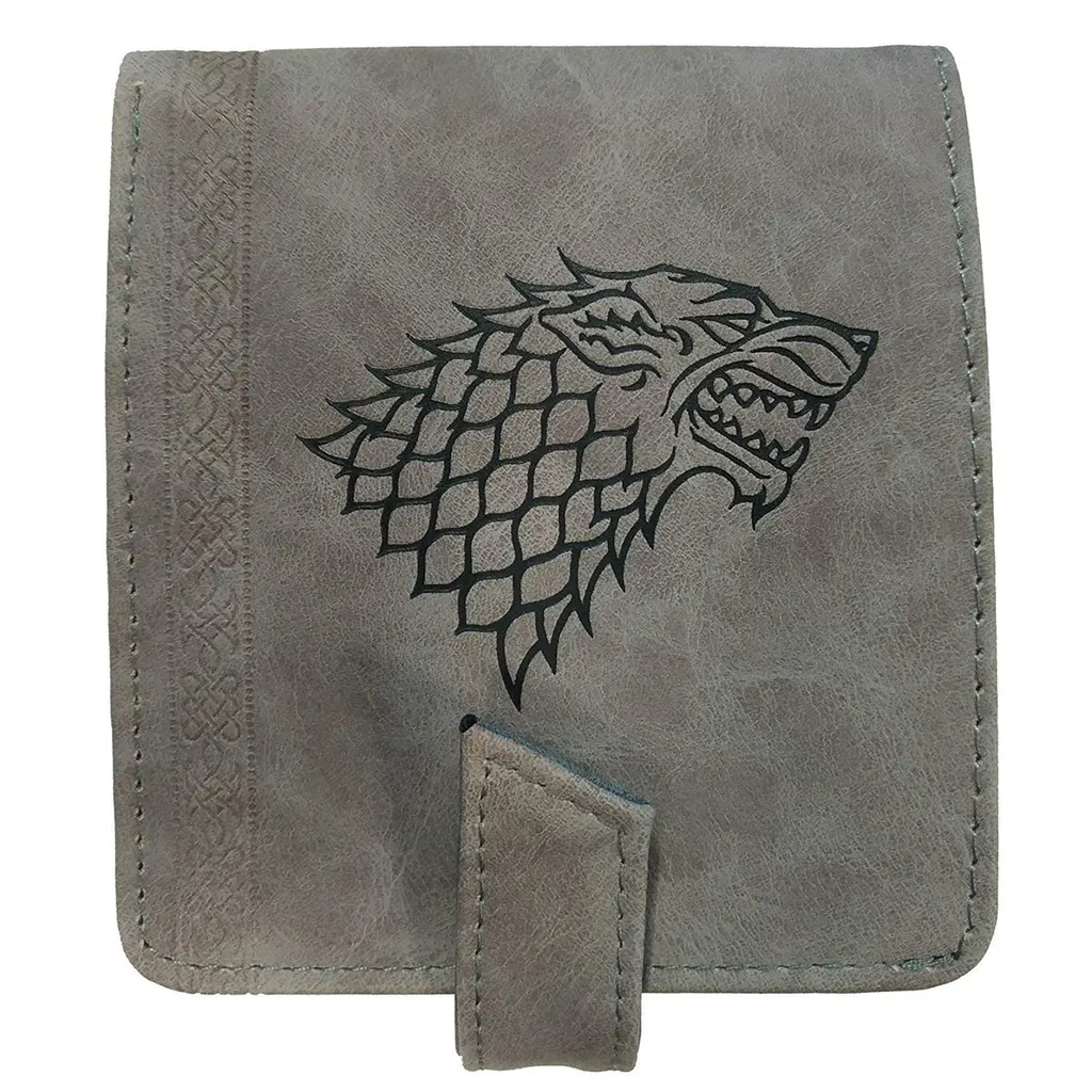 Portefeuille Stark Game of Thrones - Geldbörse grise avec blason