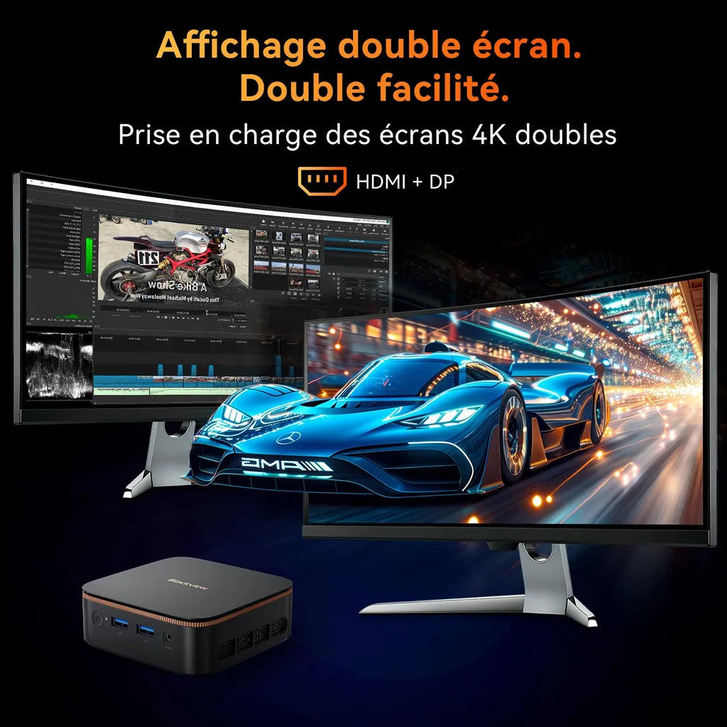 Ordinateur de bureau Mini Blackview MP20 idéal Télétravail et Maison