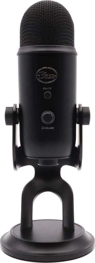Logitech Yeti USB Mic Blackout : Microphone de Streaming Haute Fidélité