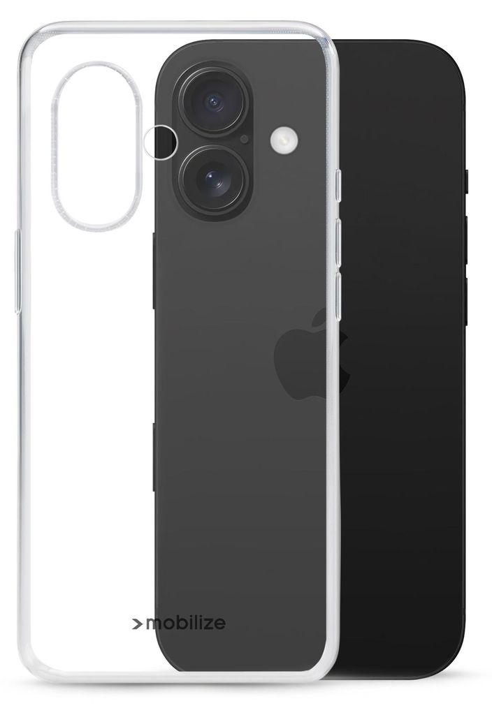 Mobilize TPU Back Cover Transparent Apple iPhone 16
