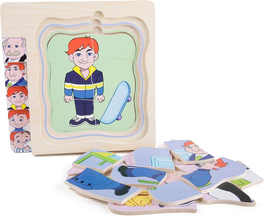 Lagenpuzzle Opas Leben Produktbild 