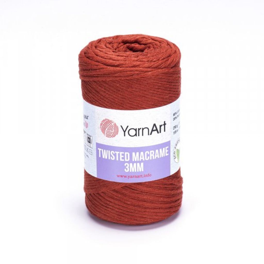 Gedrehtes Makramee-Garn, 3 mm, 250 g, 785