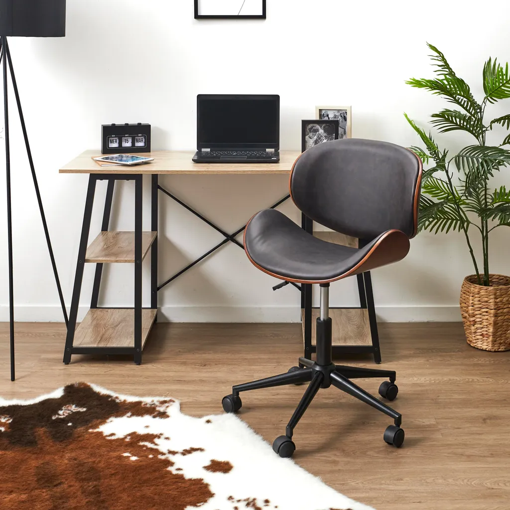 Chaise à roulettes Reno contre le mal de dos : maintien lombaire actif