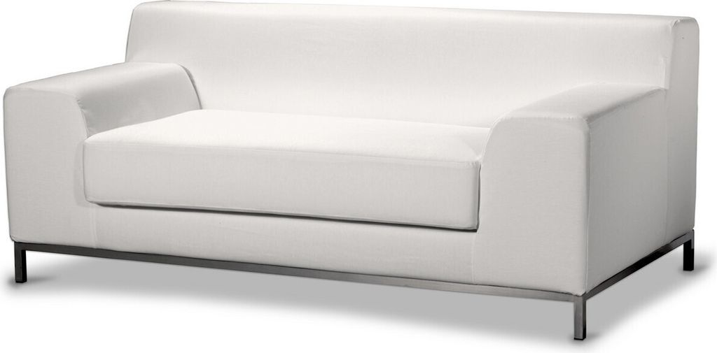 Dekoria Bezug für Kramfors 2-Sitzer Sofa, weiss, Sofahusse, Kramfors 2-Sitzer
