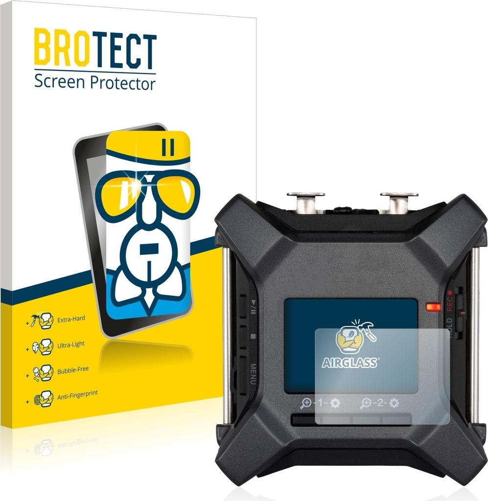 BROTECT Schutzglas für Zoom F3 field recorder Schutzfolie Panzer Folie Glas Display Schutz klar