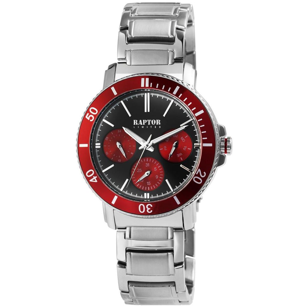 Raptor Limited Herrenuhr "Lukmann" mit Edelstahlarmband