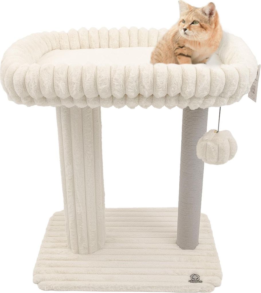 Kratzbaum Charlotte · beige · ca. 68 x 48 x 80 cm Produktbild 