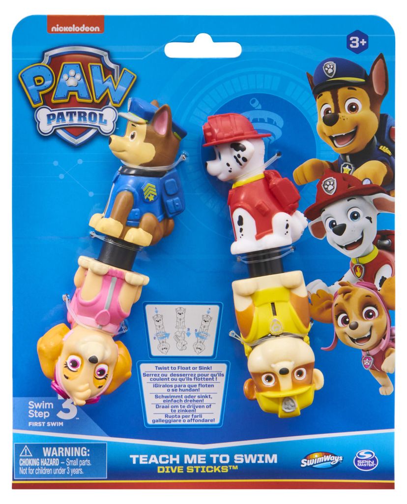 SwimWays Paw Patrol Tauchsticks, Wasserspielzeug Produktbild 