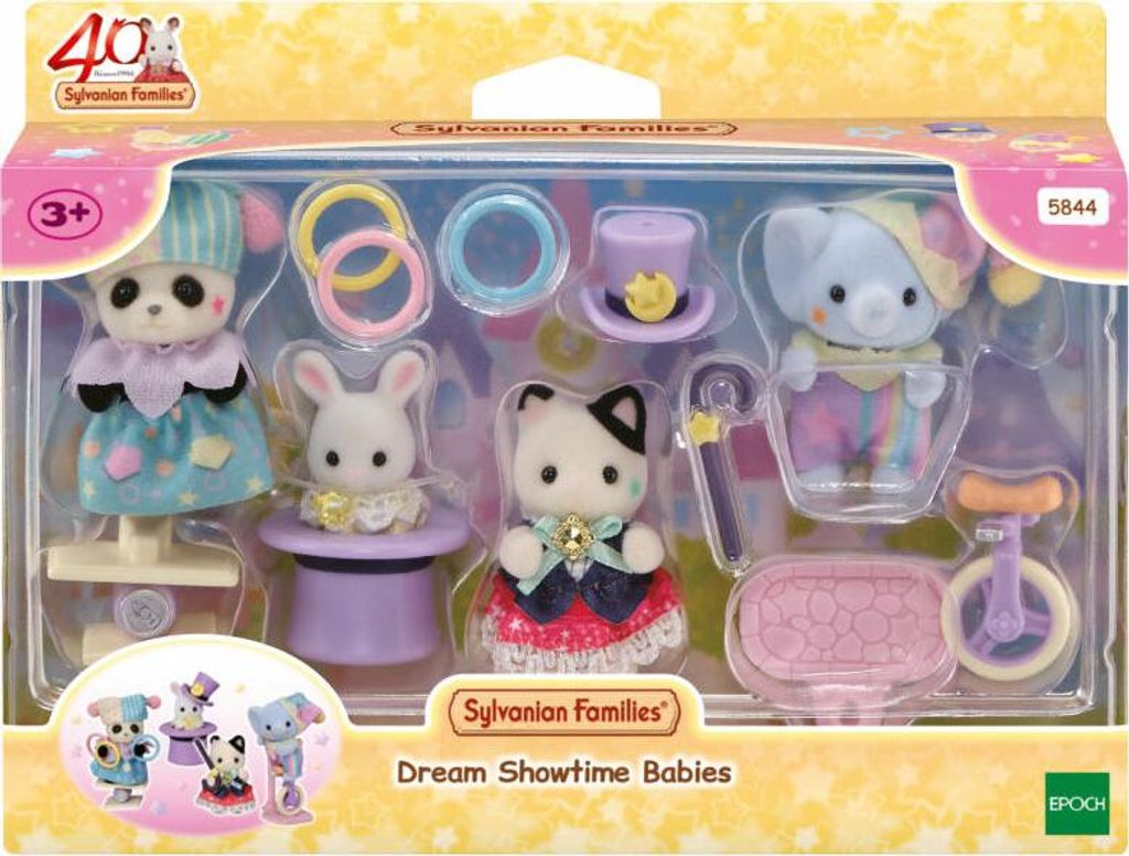 Sylvanian Families 40. Jubiläum: Fröhliche Babyparade Immagine del prodotto 